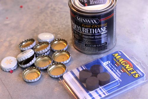 DIYbottlecapmagnet1 bottle cap magnets DIY