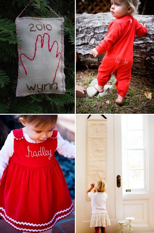 tinysproutsholiday hand embroidered ornament long johns Tiny Sprouts