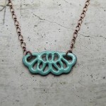 enameled necklace by efrat deutsch