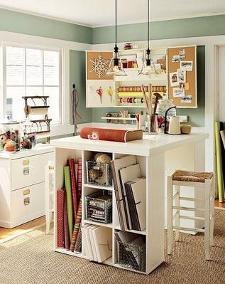 Craft Ideas Blog on Ask Design Mom  Craft Room Paint Color