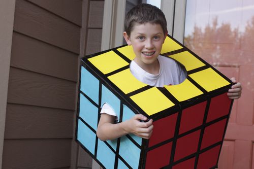 Rubik's Cube DIY Costume