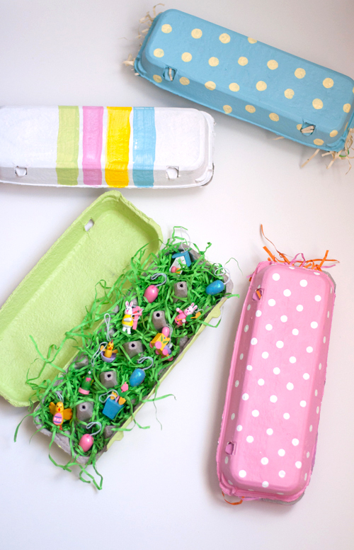 DIY: Easy Painted Egg Cartons