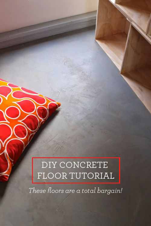 How to make concrete floors shiny